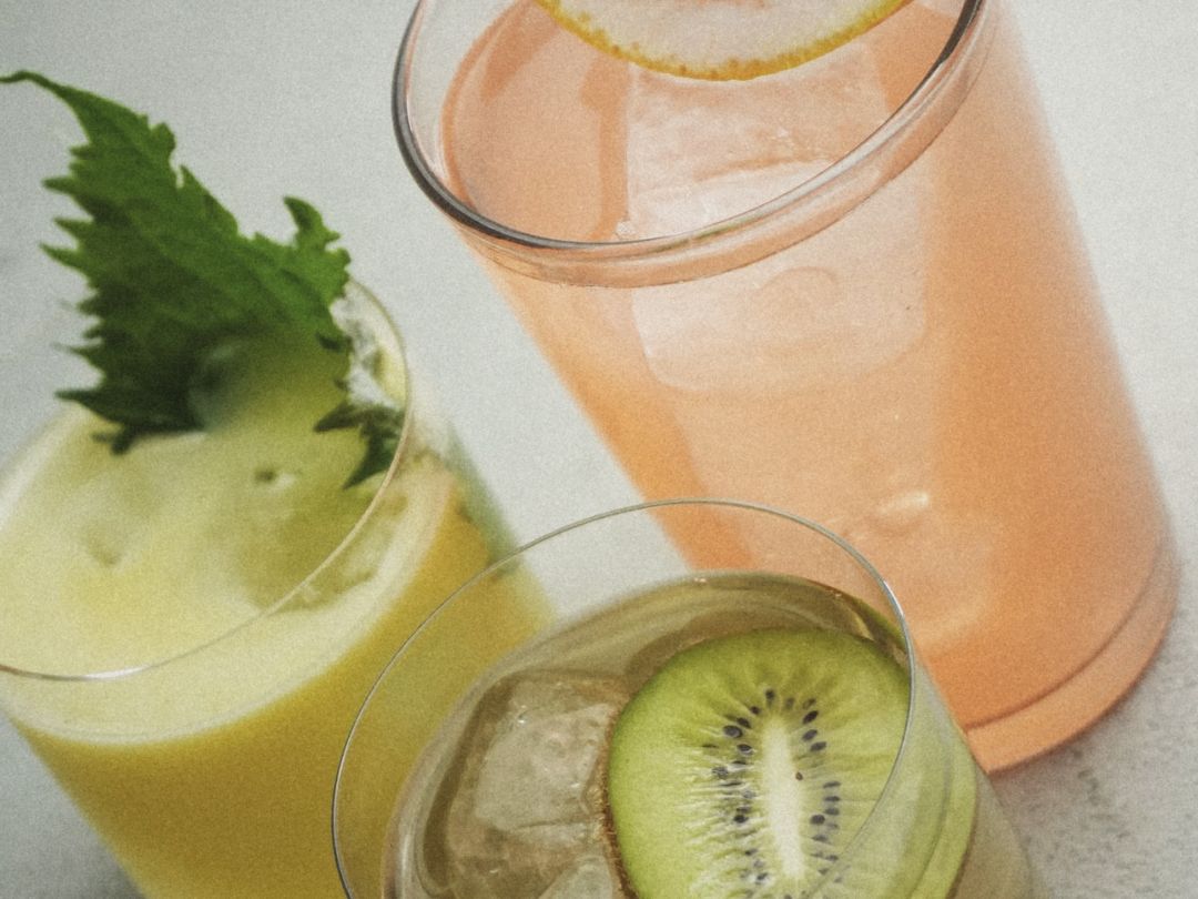 Three citrus cocktails